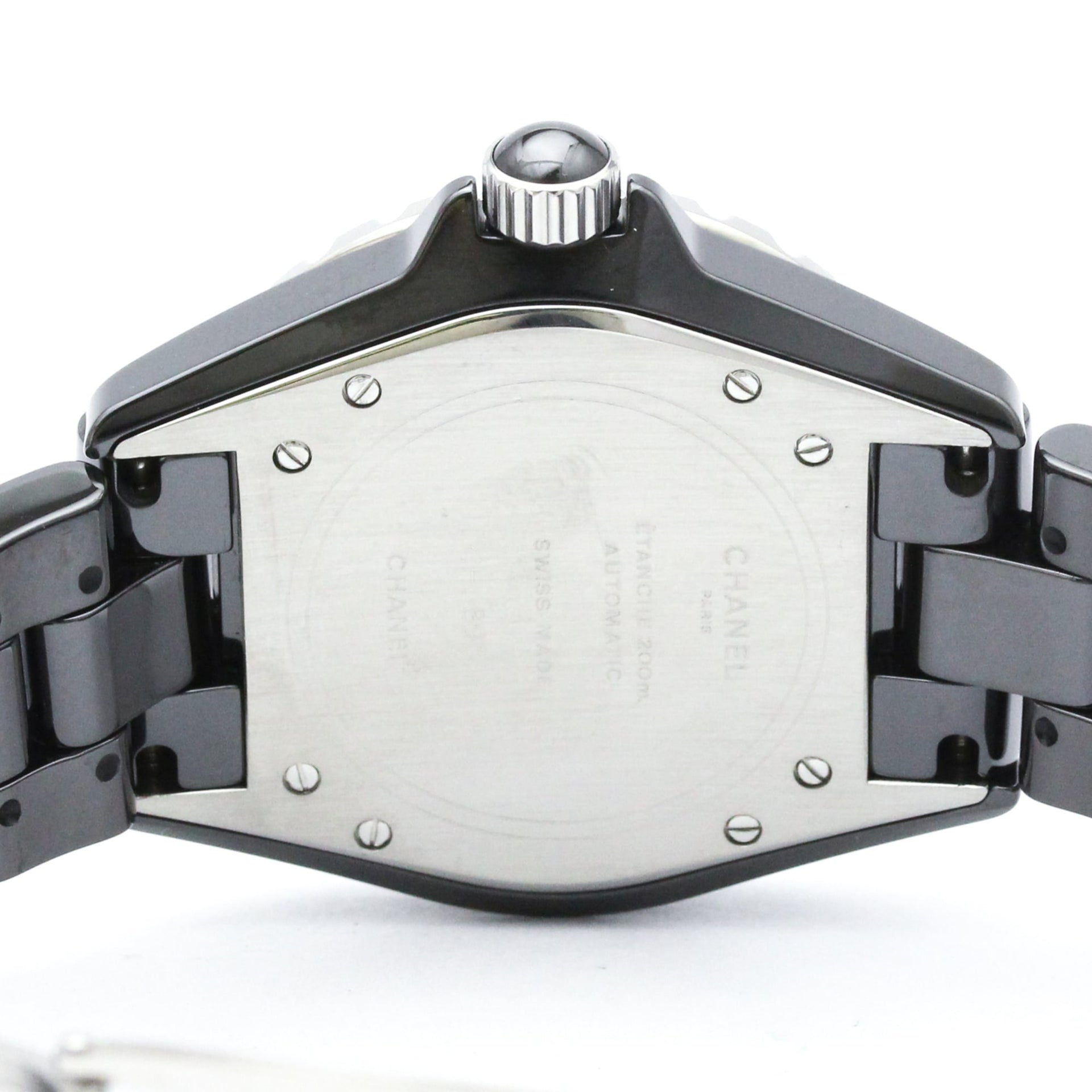 CHANEL J12 Ceramic Automatic Mens Watch H0685 Polished 6