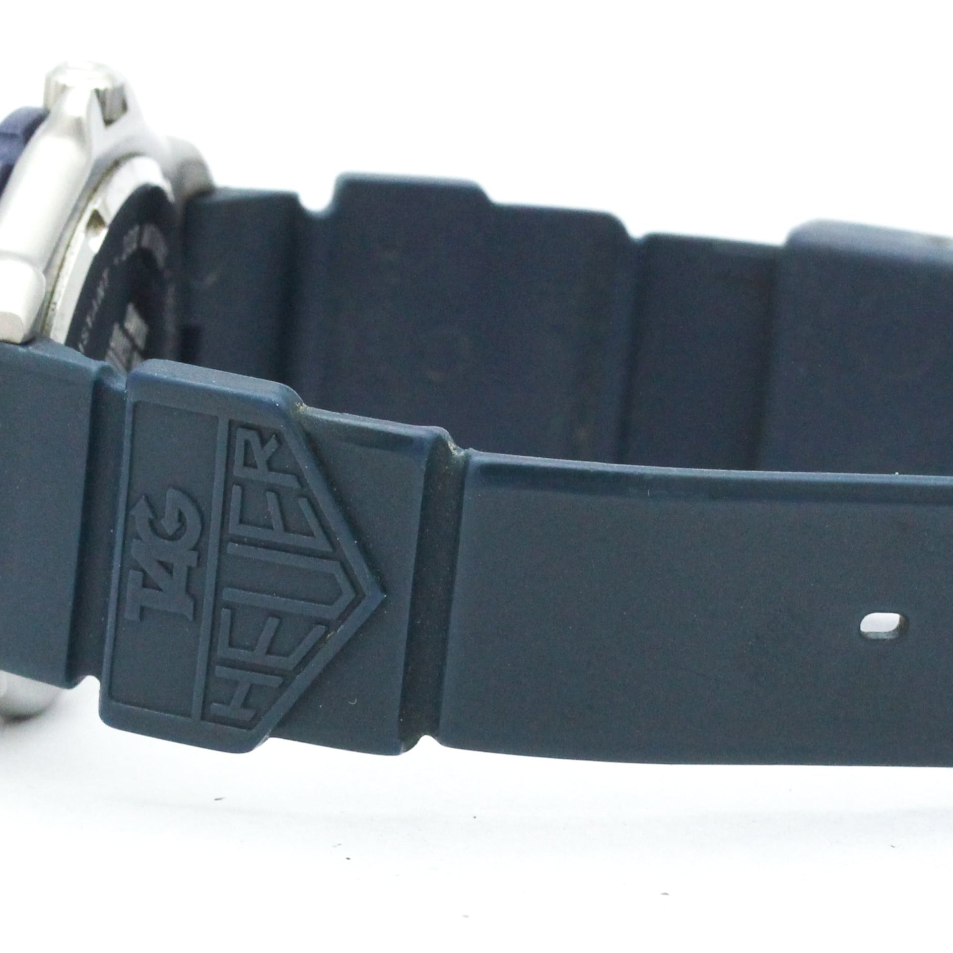 TAG HEUER Formula 1 Stahluhr mit Kautschukarmband und Quarzwerk für Herren 370.513 3