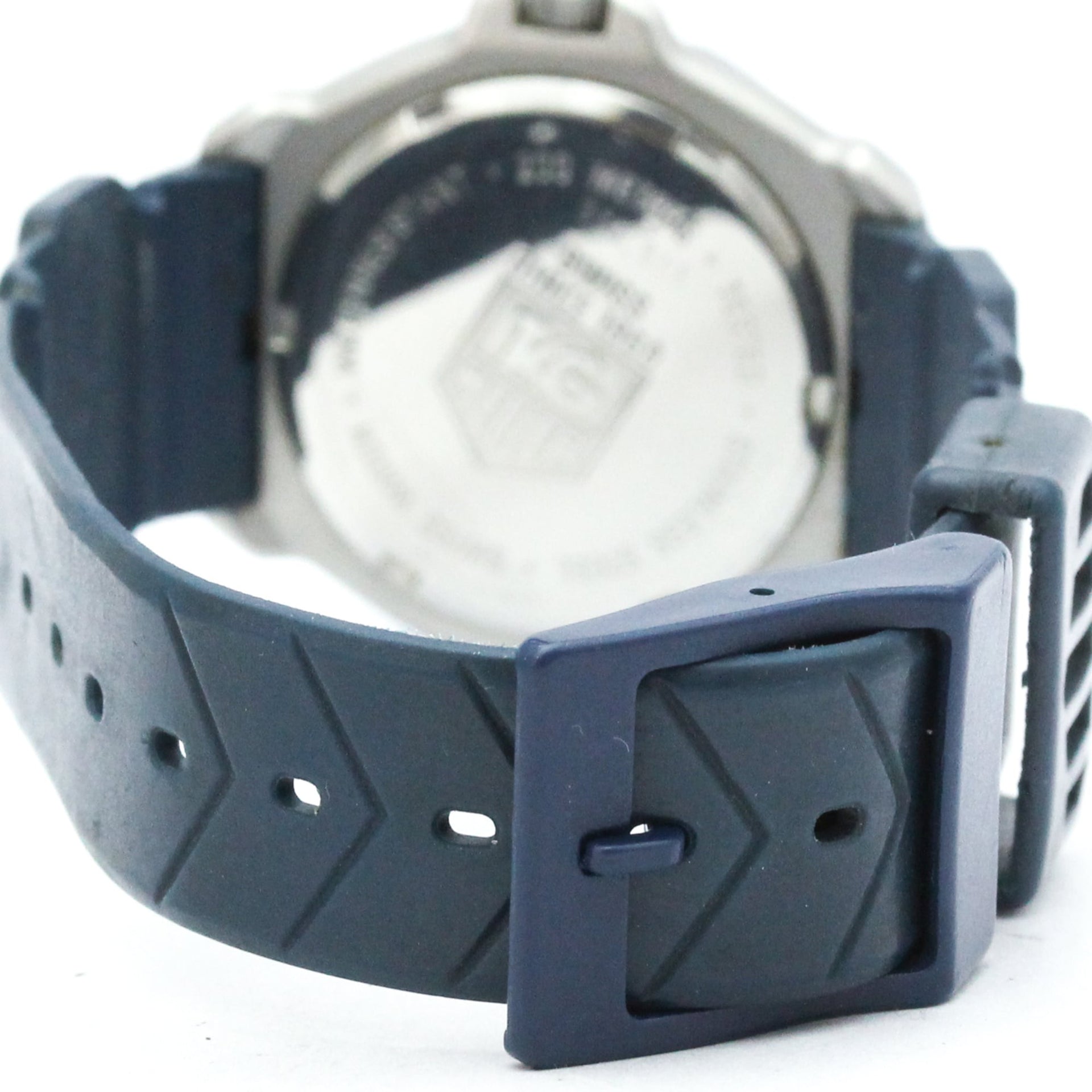 TAG HEUER Formula 1 Stahluhr mit Kautschukarmband und Quarzwerk für Herren 370.513 5
