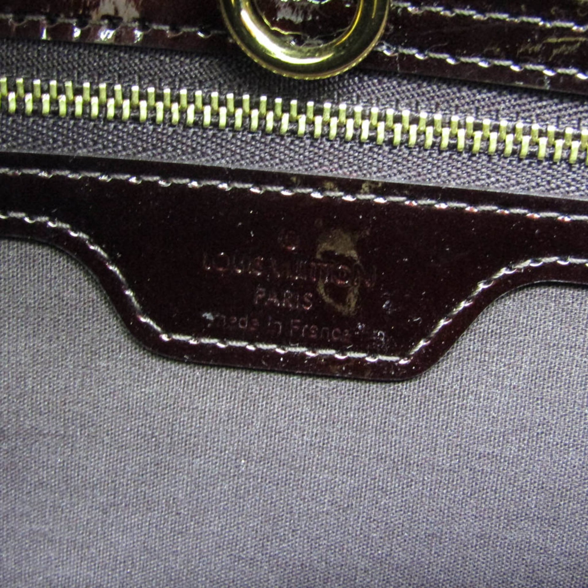 Louis Vuitton Monogram Vernis Wilshire PM M93641 Women's Handbag Amarante 12