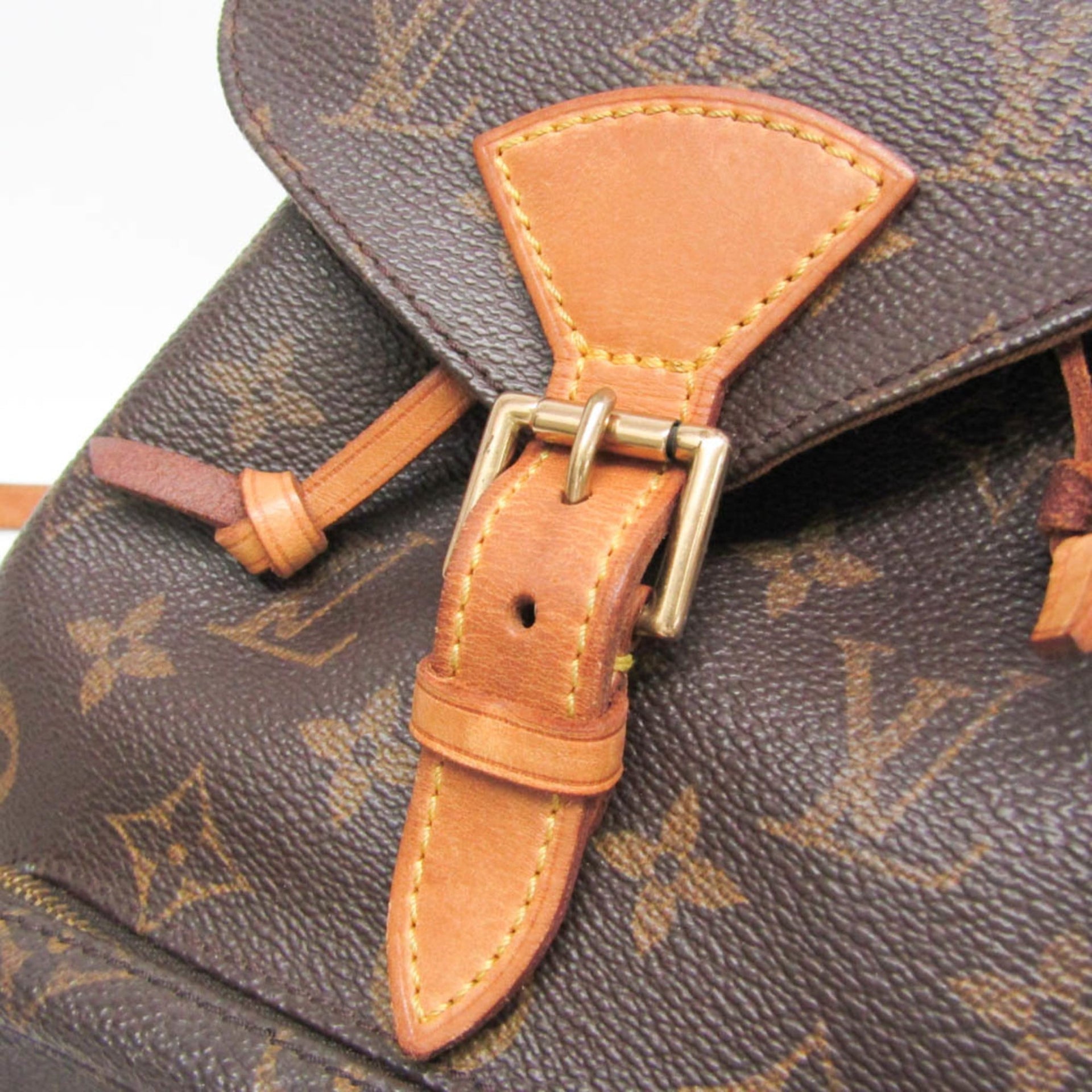 Louis Vuitton Monogram Montsouris MM M51136 Women's Backpack Brown 8
