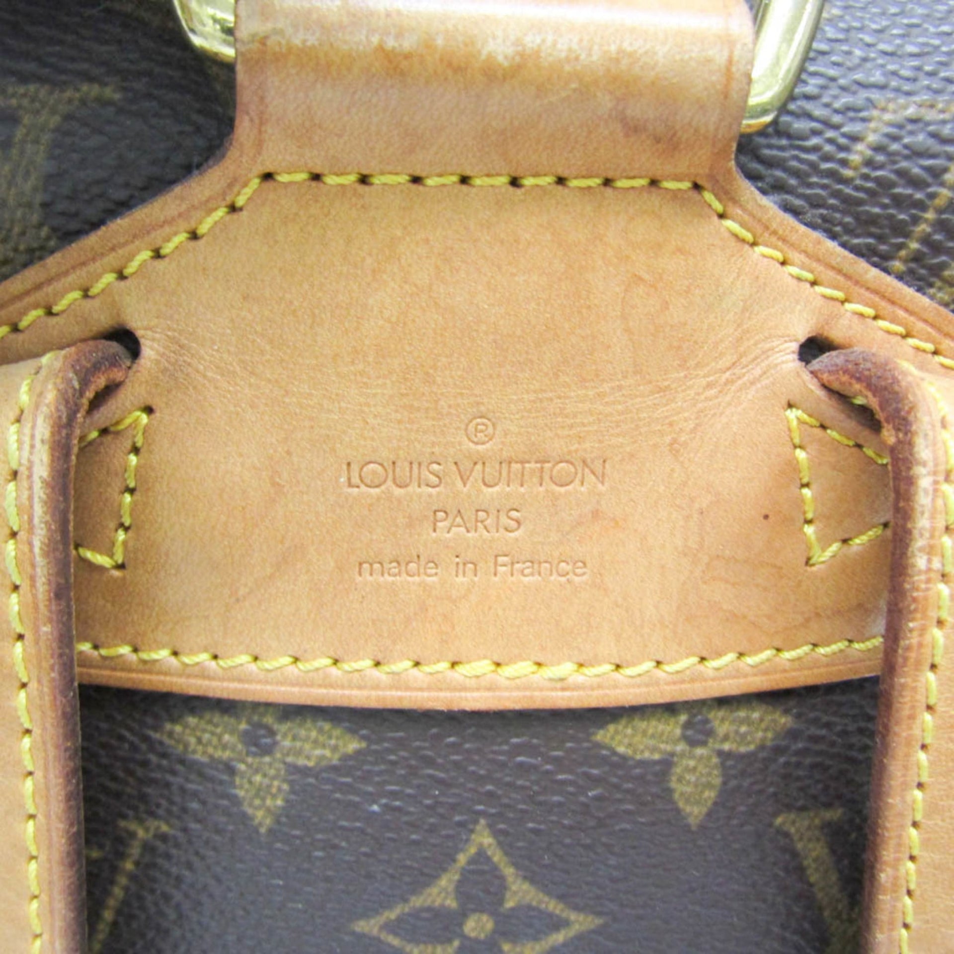 Louis Vuitton Monogram Montsouris MM M51136 Women's Backpack Brown 18